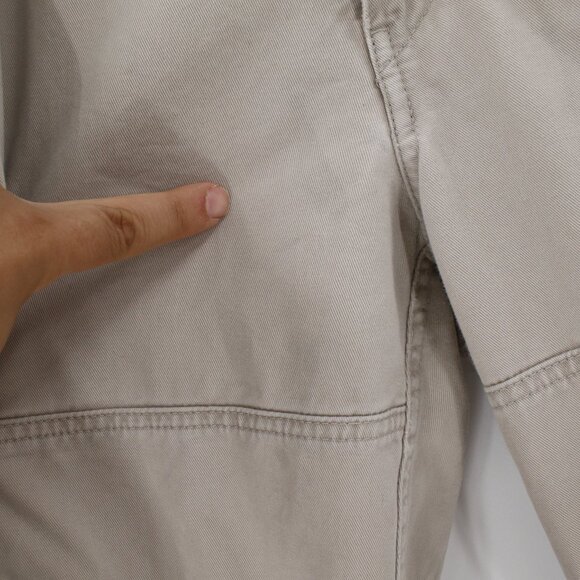 Y2K Abercrombie & fitch cargo pants Men's 32 34x29 flat front distressed cotton - Picture 5 of 16